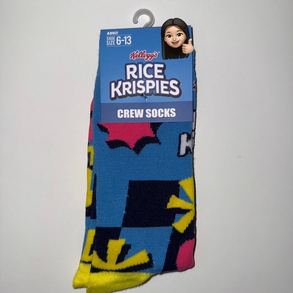 NWT Kelloggs Rice Krispies Y2K Novelty Socks - Picture 6 of 13